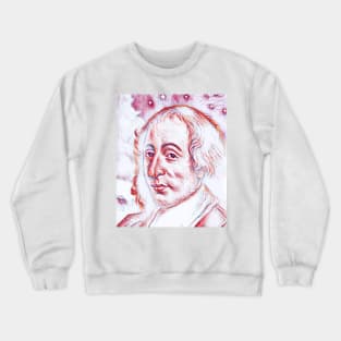 Blaise Pascal Portrait | Blaise Pascal Artwork | Line Art 4 Crewneck Sweatshirt